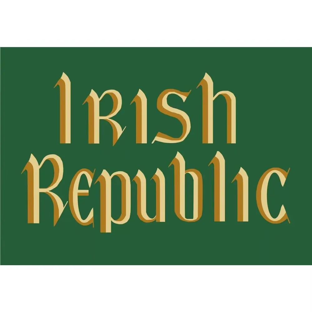 2x3ft Irish Republic Flag 150cmx90cm CUSTOM PARTY GIFT CLUB BANNER