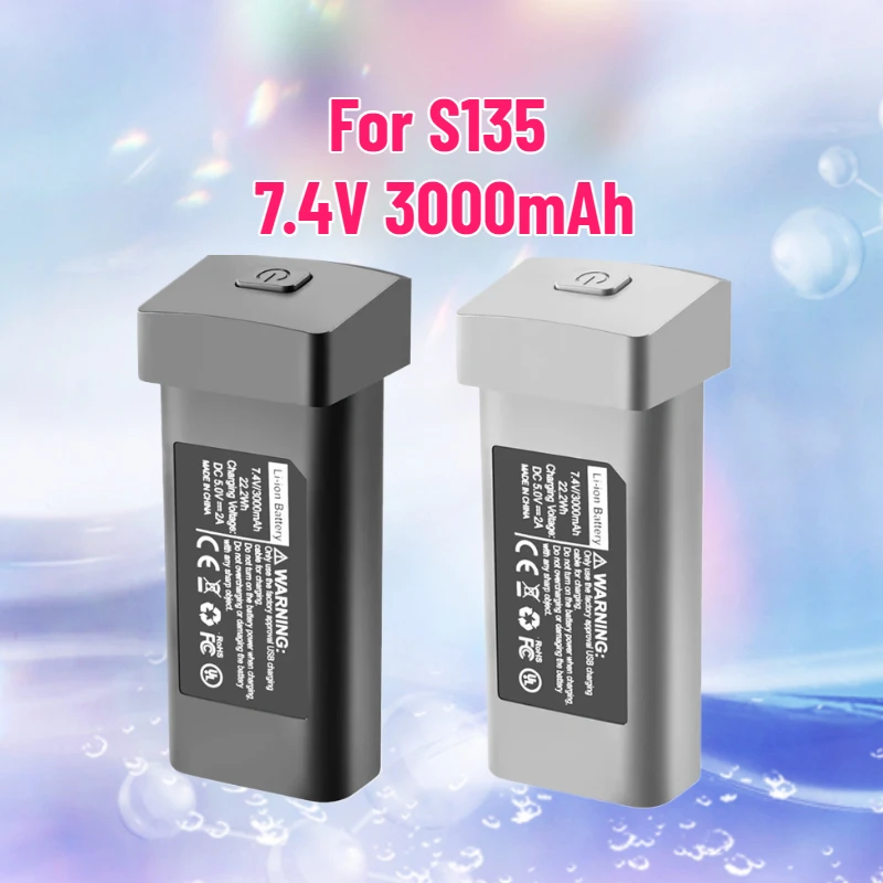 

7.4V 3000mAh for S135 Drone Battery Spare Battery for S135 Mini Dron Accessories Parts