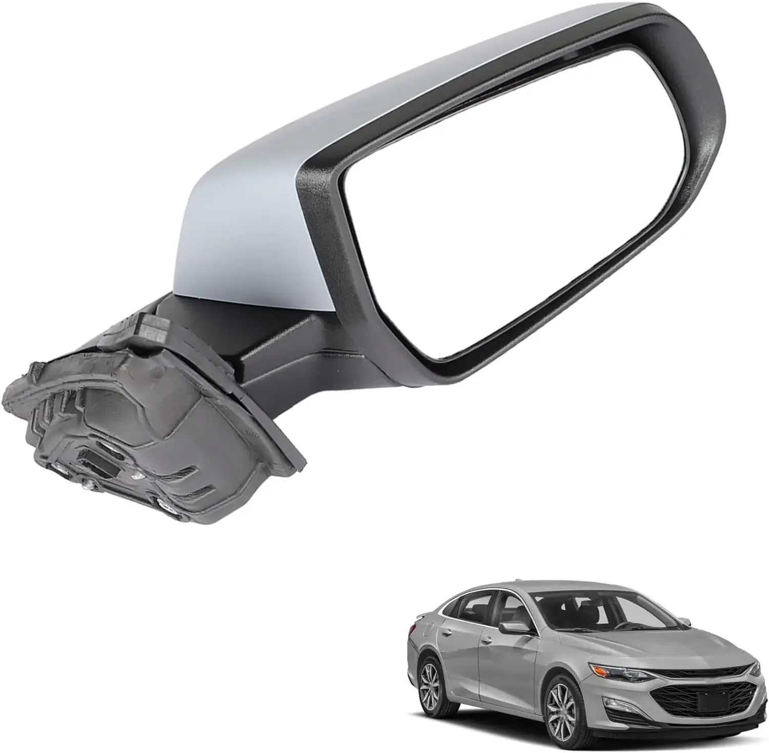 Front Right Passenger Side Mirror Power Heated Turn Signal 7 Pin Replacement for 2016-2021 Malibu LT Hybrid 84288103 GM1321539