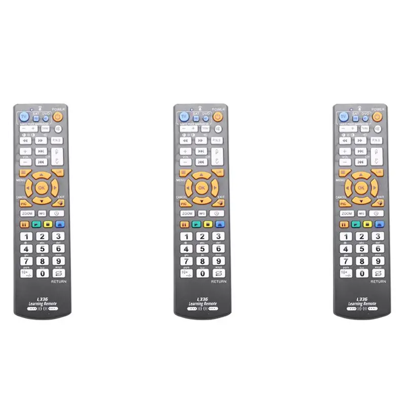 SQPP-3X Universal Smart Remote Control Controller With Learning Function For TV SAT CBL