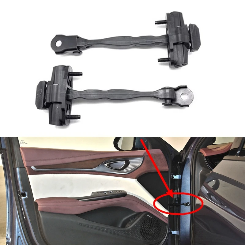 Car Front Rear Door Check Strap Hinge Stop Limiter For BYD Seal Atto 4