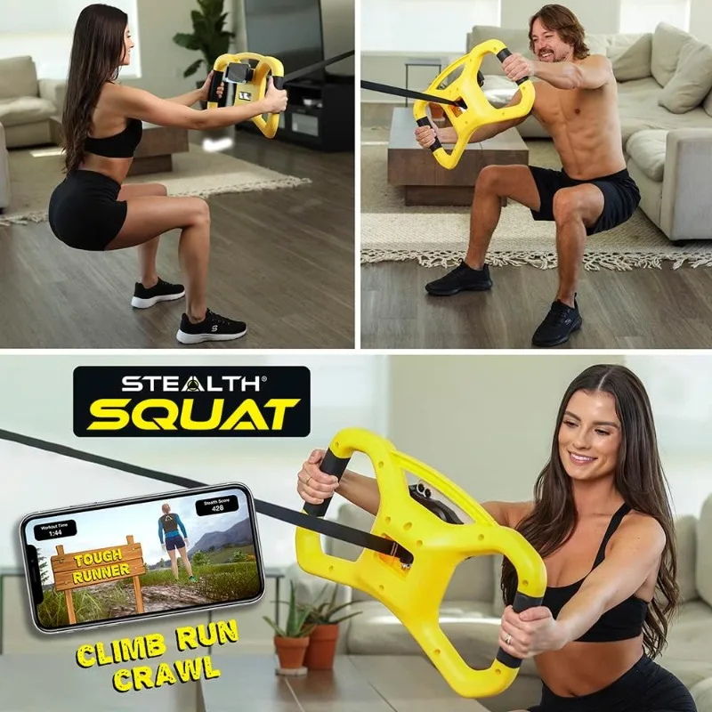 Squat Trainer - Home Gym Equipment and Full Body Workout - Slim Legs and Butt