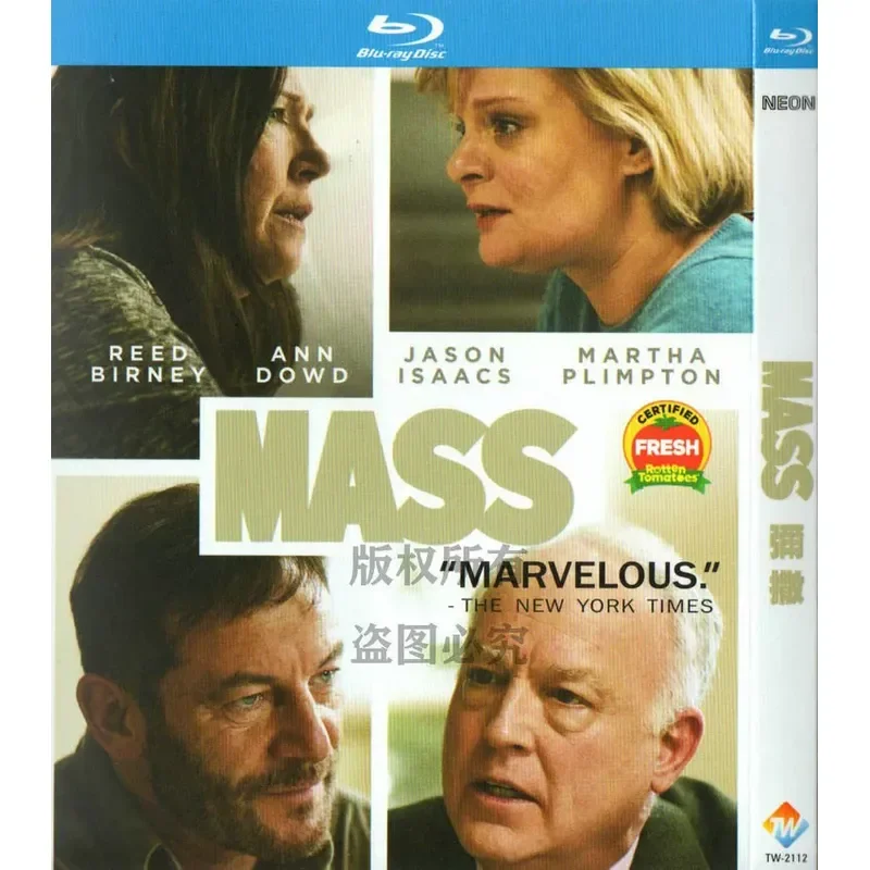 

Blu-ray American Drama Movie Mass High Definition Disc 1080P 1BD Disc Non-DVD Disc