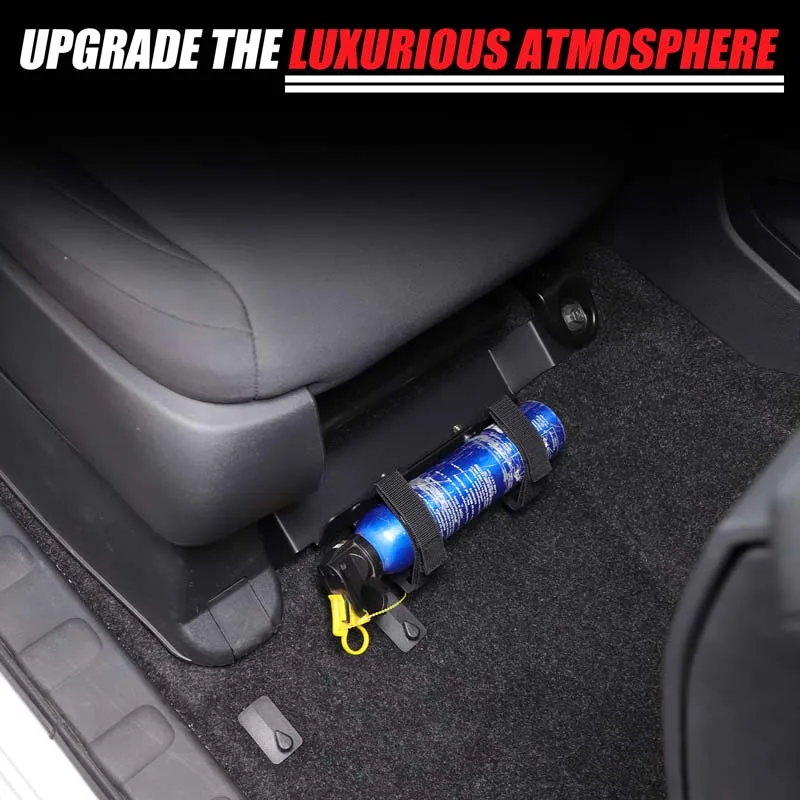 

Aluminum Alloy Black Car Seat Adjustable Fire Extinguisher Bracket For Nissan Frontier 2022-2025 Car Accessories