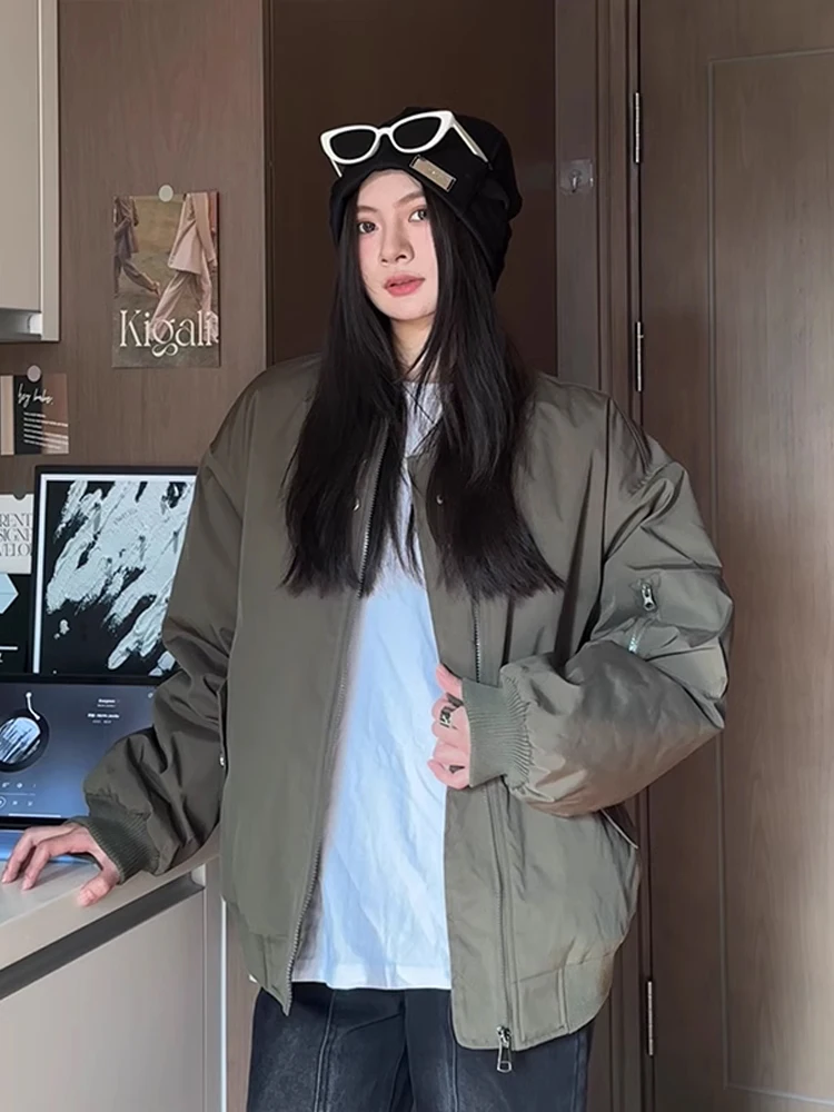 

Женские флисовые бомберы в стиле Y2K: теплые, с меховым узором, сетчатыми вставками, воротником-стойкой, эластичные, для активного отдыха