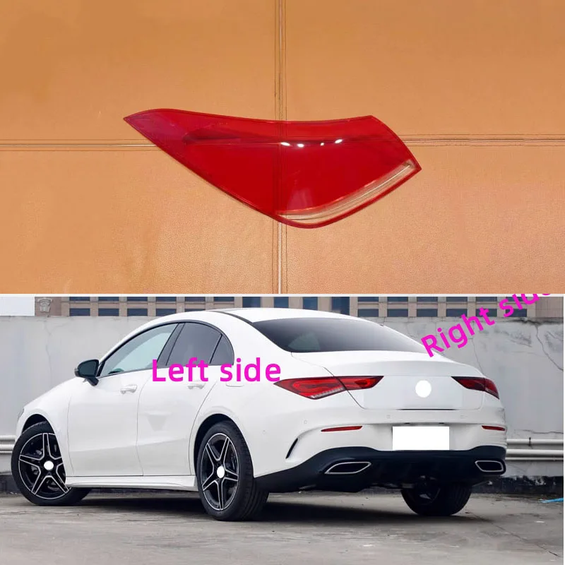 

For Mercedes-Benz CLA W118 2020 2021 2022 2023 Rear Taillight Shell Replacement Brake lights Lens Taillight Glass Rear Cover