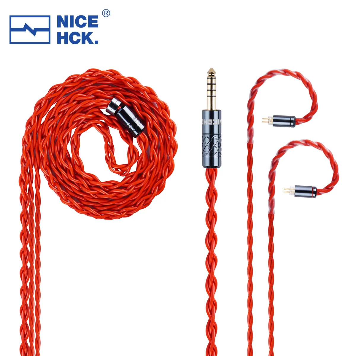 

NiceHCK RedLava Earphone Replace Audio Cable High Purity Induction Annealing Copper MMCX/0.78 for GK200 F1 Pro Dracula IEM