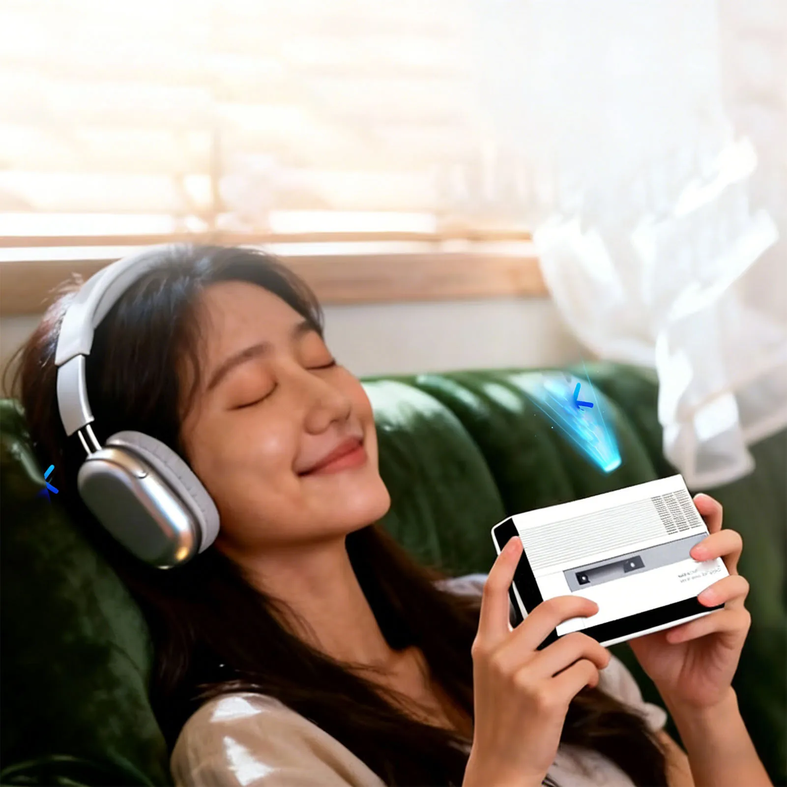 カセットレコーダープレーヤー-bluetooth-ポータブルカセットデジタルコンバーター-内蔵スピーカー-ヘッドフォンジャック