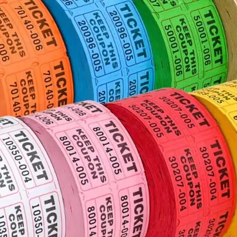 

Рулон печатных билетов — 1000 листов/рулон для мероприятий, лофелей и занятий.