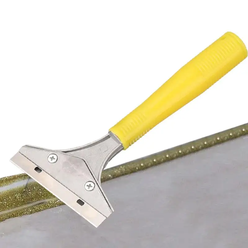 

Floor Scraper Tool Razor Scraper Remover Glass Cooktop Scraper And Squeegee Scraper Multifunctional Cleaning Scraping Hand Tool