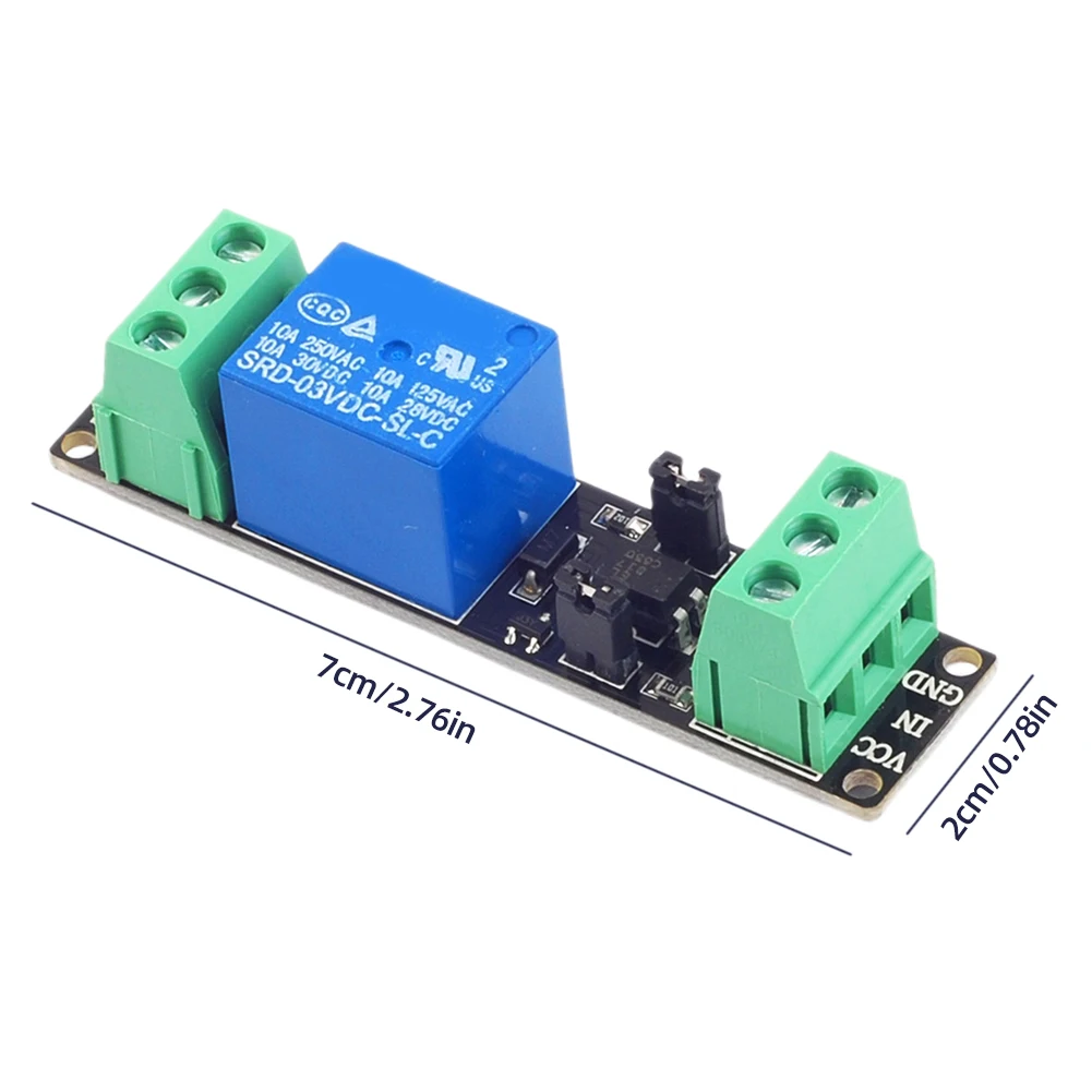 DC 3V/3.3V Isolated Drive Control Board Output Signal Indicator Relay Module Microcontroller IO Port Optocoupler Relay Module