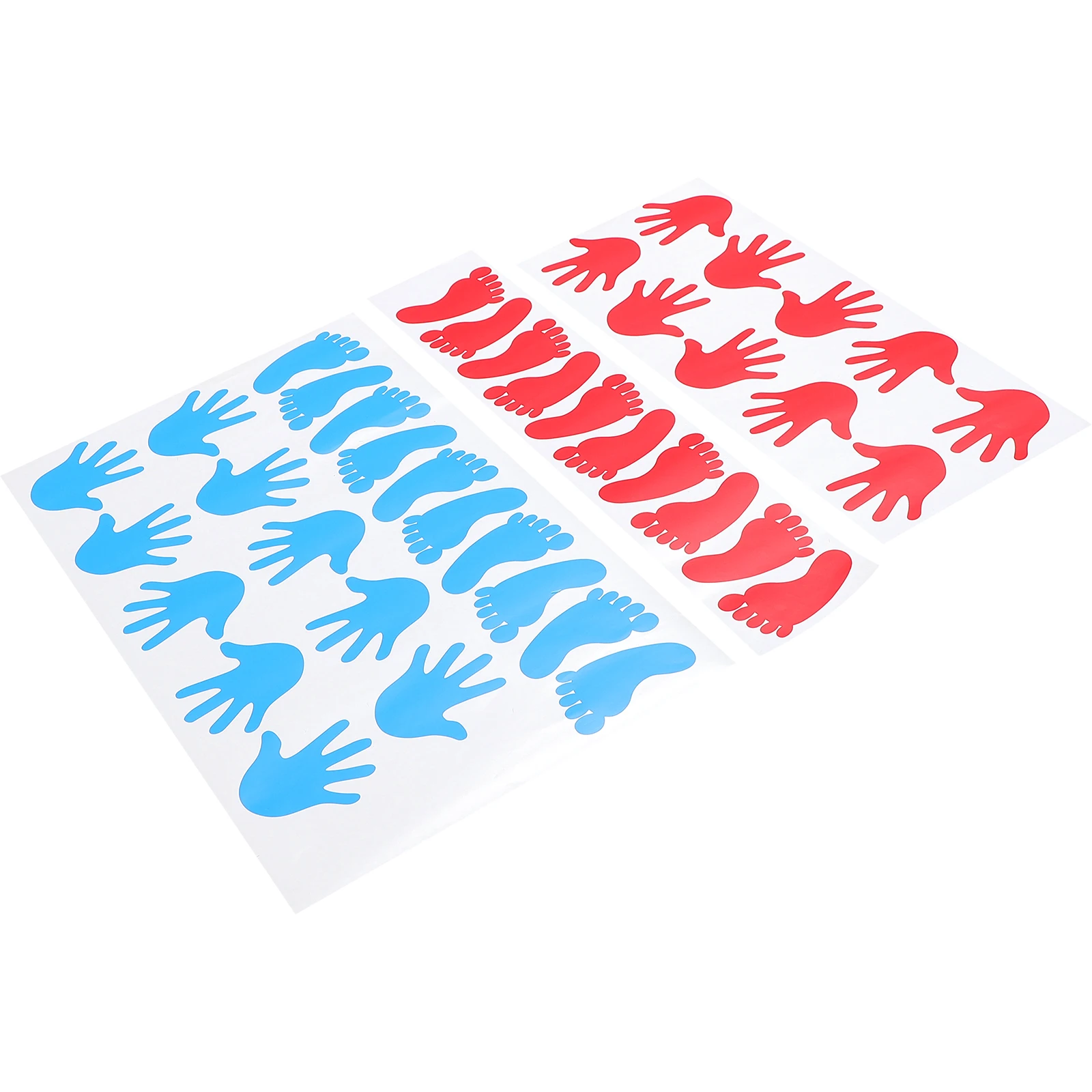 

40pcs Handprint Footprint Wall Stickers Adhesive Decal For Nursery Room Pvc Floor Sticker Decorative Bedroom Home Peelable