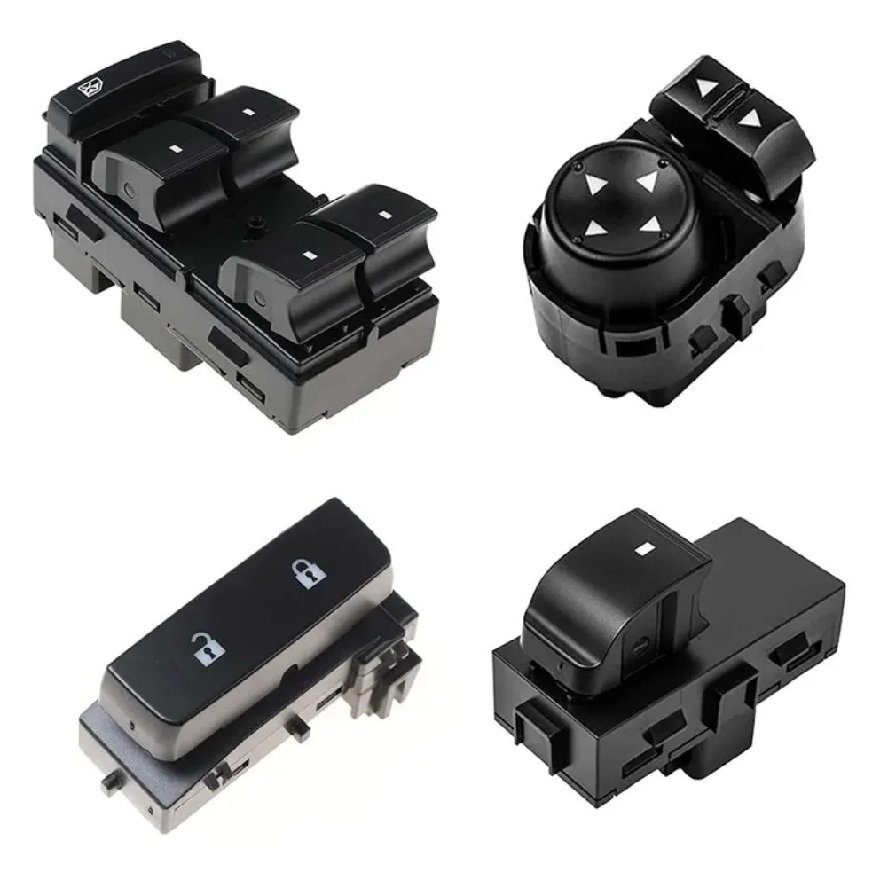 Front Left Right Power Window Lifter Button Door Lock Mirror Control Switch For Chevy Silverado GMC Sierra 1500 2500HD 3500HD