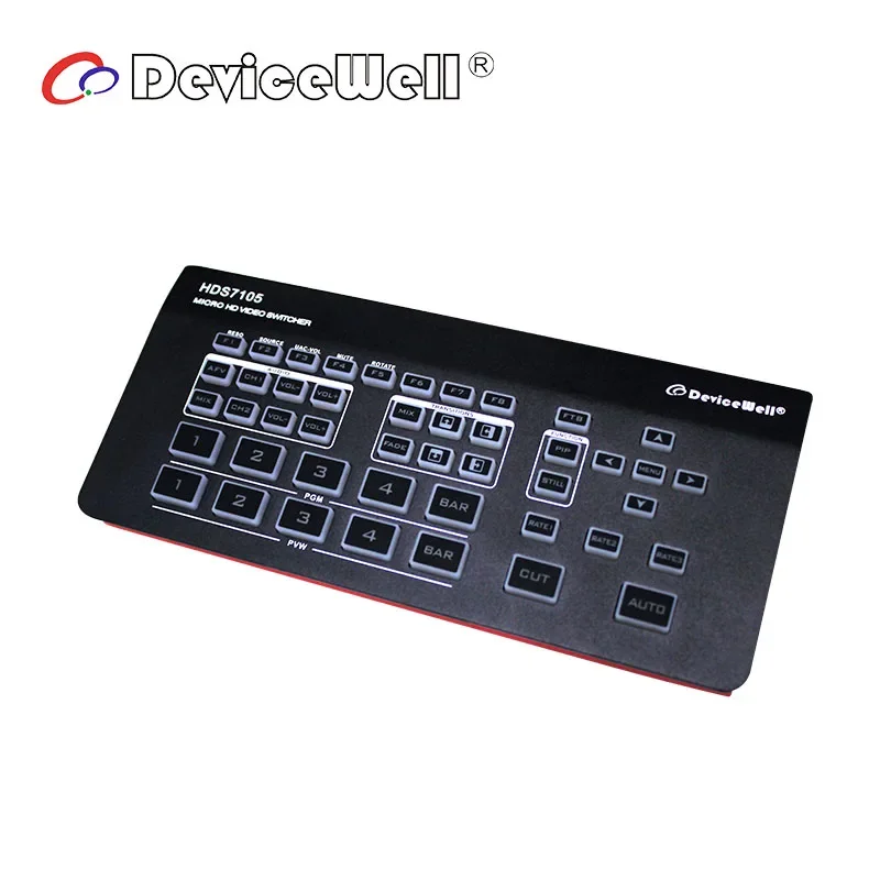 HDS7105 New 5-CH Switcher 4 HDMI-compatible 1 DP Micro Switcher Video Switcher For LED