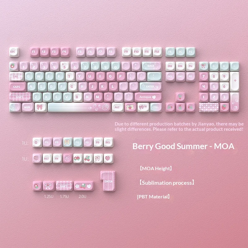 Key cap MOA thermal sublimation 131 key position small complete set of mechanical keyboard customization