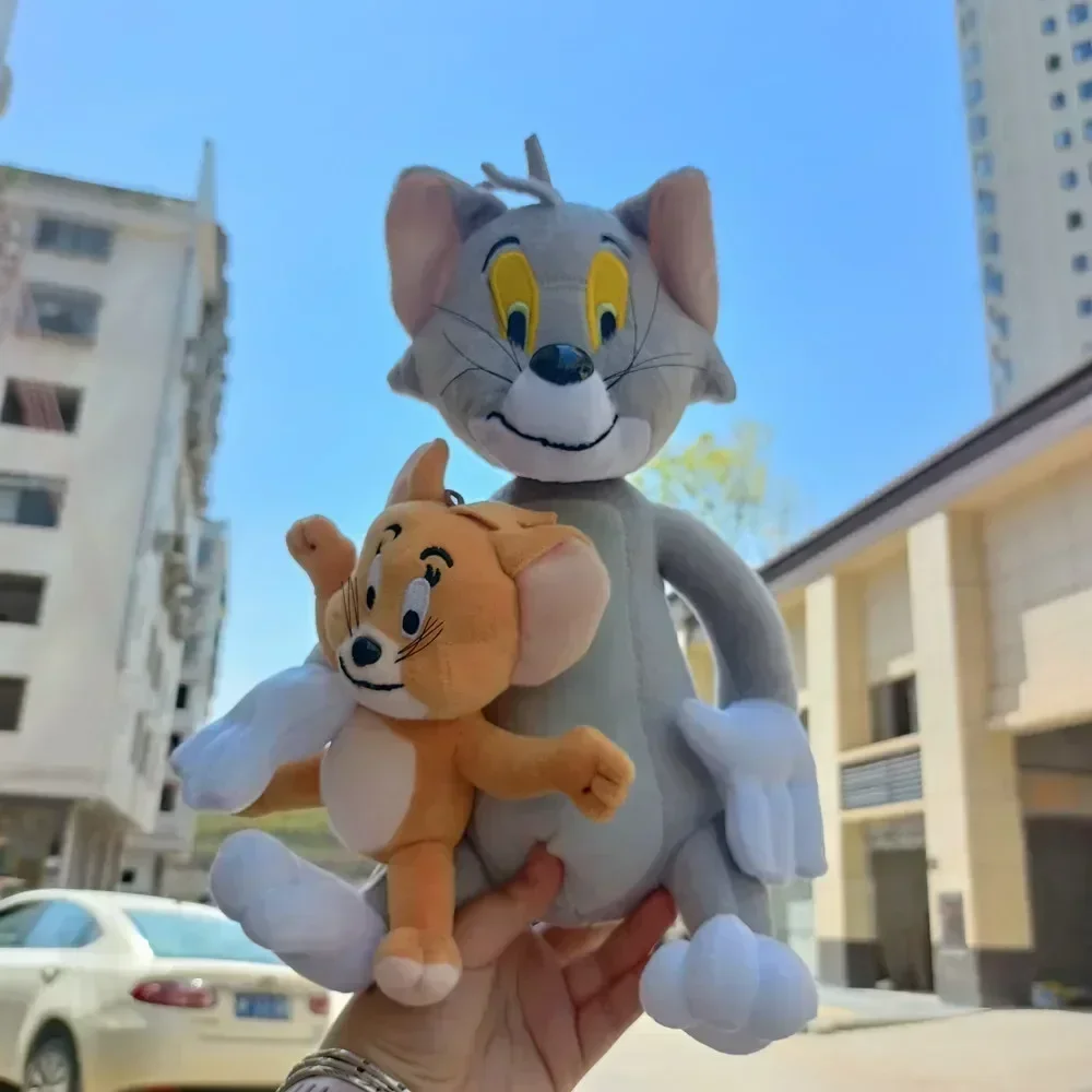 VIP 2pcs/lot 30cm Tom and Jerry cat and Mouse Plush Stuffed toy soft Dolls Boneca Pelucia Education toys Baby kids birthday gift