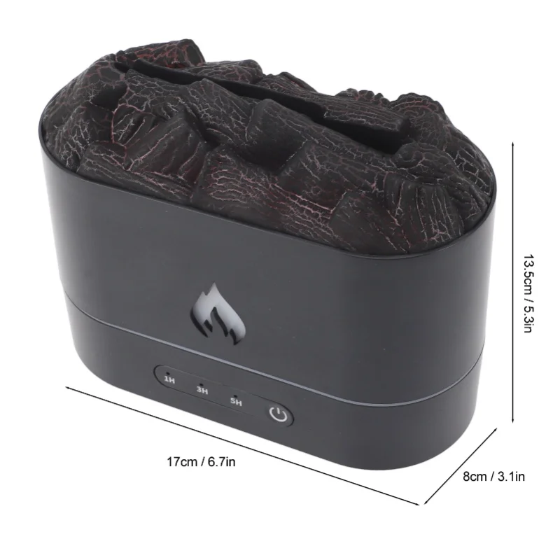 بركان ناشر رائحة 7 ألوان أضواء غرامة ضباب مقلد لهب الذكية الموقت 250 مللي خزان سوبر هادئة USB شحن بركان #5