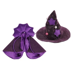 Halloween Cats Costume Hat Pet Vampires Cloaks Kittens Puppy Gentleman Cosplay Hat Festival Cosplay Party Accessories