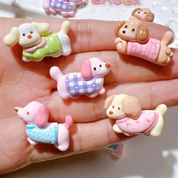 10 Pcs New Lovely Various Cartoon Colorful Puppies Resin Scrapbook Diy Jewellery Hairpin Accessories Decorate