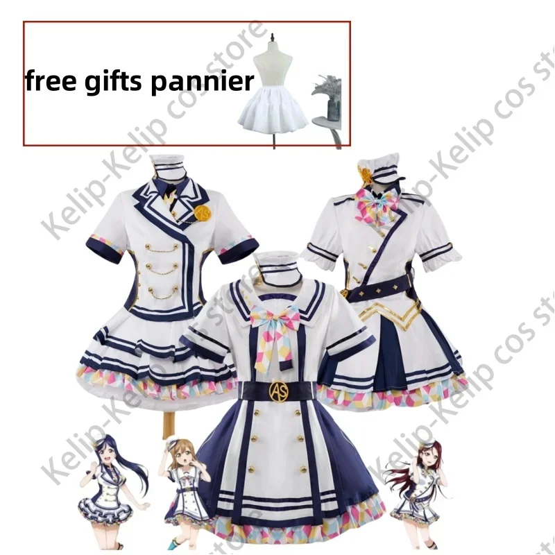 

Lovelive!“School Idol Series Honoka Kousaka Kotori Minami Sonoda Umi Cosplay Costume Thank Festival Anniversary Μs Aqours Suit