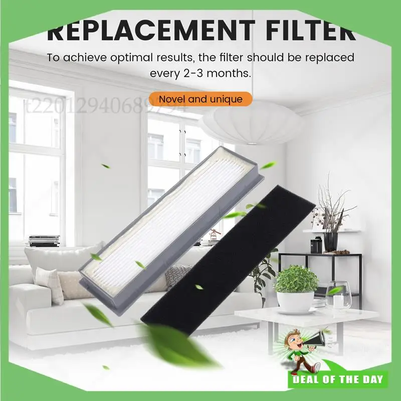 -ABPO Hepa Filter Parts Replacement For ECOVACS Deebot T8 T9 T9 AIVI Robotic Vacuum Cleaner High Quality Filter Accessories