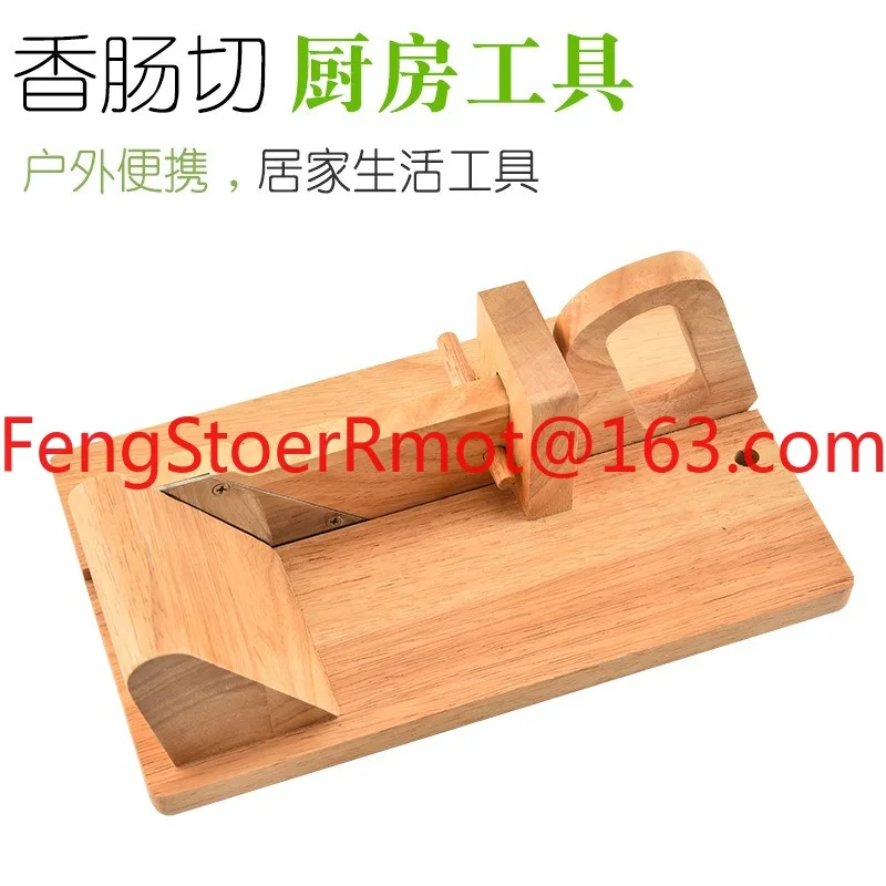 It is suitable for oak push and pull hot dog slices, wood sausage cuts, and manual push and pull ham cuts