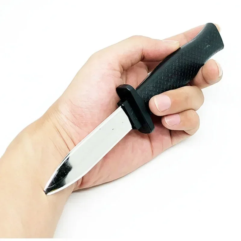 1Pc Funny Telescopic Knife Plastic Fake Dag-ger Halloween Party Stage Show Magic Props Kids Prank Toys Halloween Decoration Gift