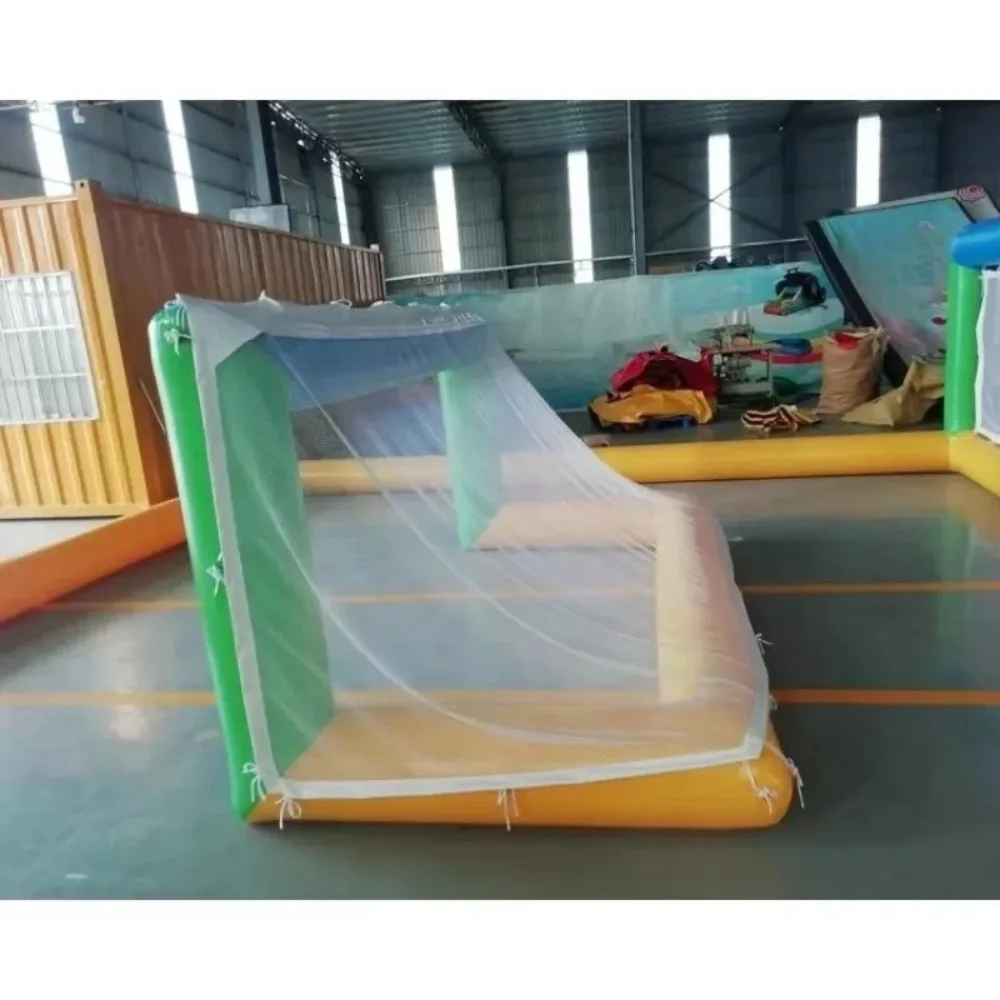Floating sports games inflatable water polo court water polo game field for sale view 5