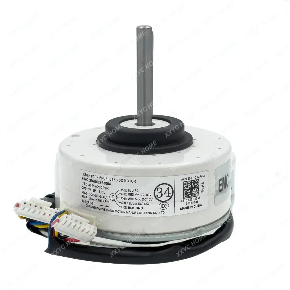 

New For LG Air Conditioner DC Fan Motor RD-310-30-8E-2(AL) SIC-37CVJ-F130-3 EAU62983004 4681A20091K Conditioning Parts