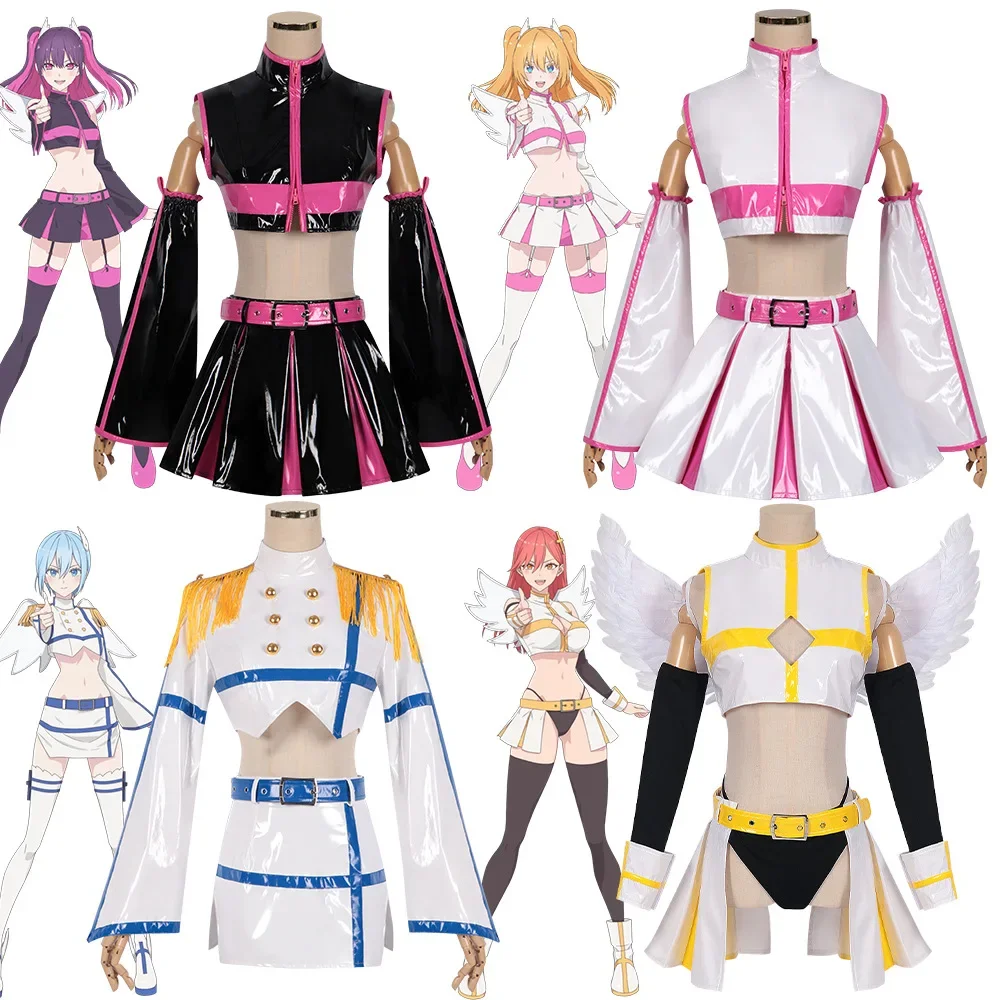 

2.5 Dimensional Seduction Miriella Liliel Lilysa Amano Mikari Tachibana Cosplay Costume Set Anime Halloween Women Sexy Dress