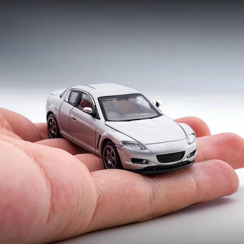 1/64 Mazda RX-8 Sports Car Alloy Car Model Small-scale Car Model Collection Miniature Model Diecast