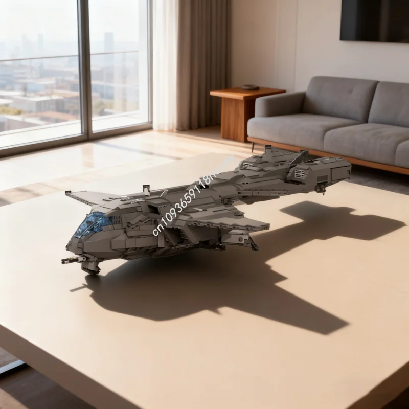 3703 pçs moc halo pelicano dropship criado modelo blocos de construção arquitetura presentes natal montar diy tijolo brinquedos aniversário