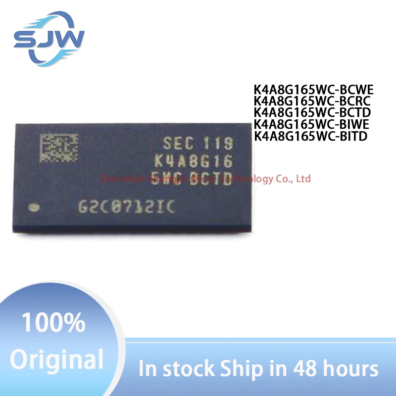 K4A8G165WC-BCWE K4A8G165WC-BCRC K4A8G165WC-BCTD K4A8G165WC-BIWE K4A8G165WC-BITD DDR SDRAM DRAM