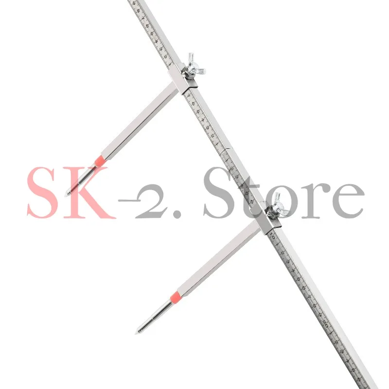 Automobile sheet metal tool accident body girder repair correction detection stainless steel two-dimensional measuring ruler