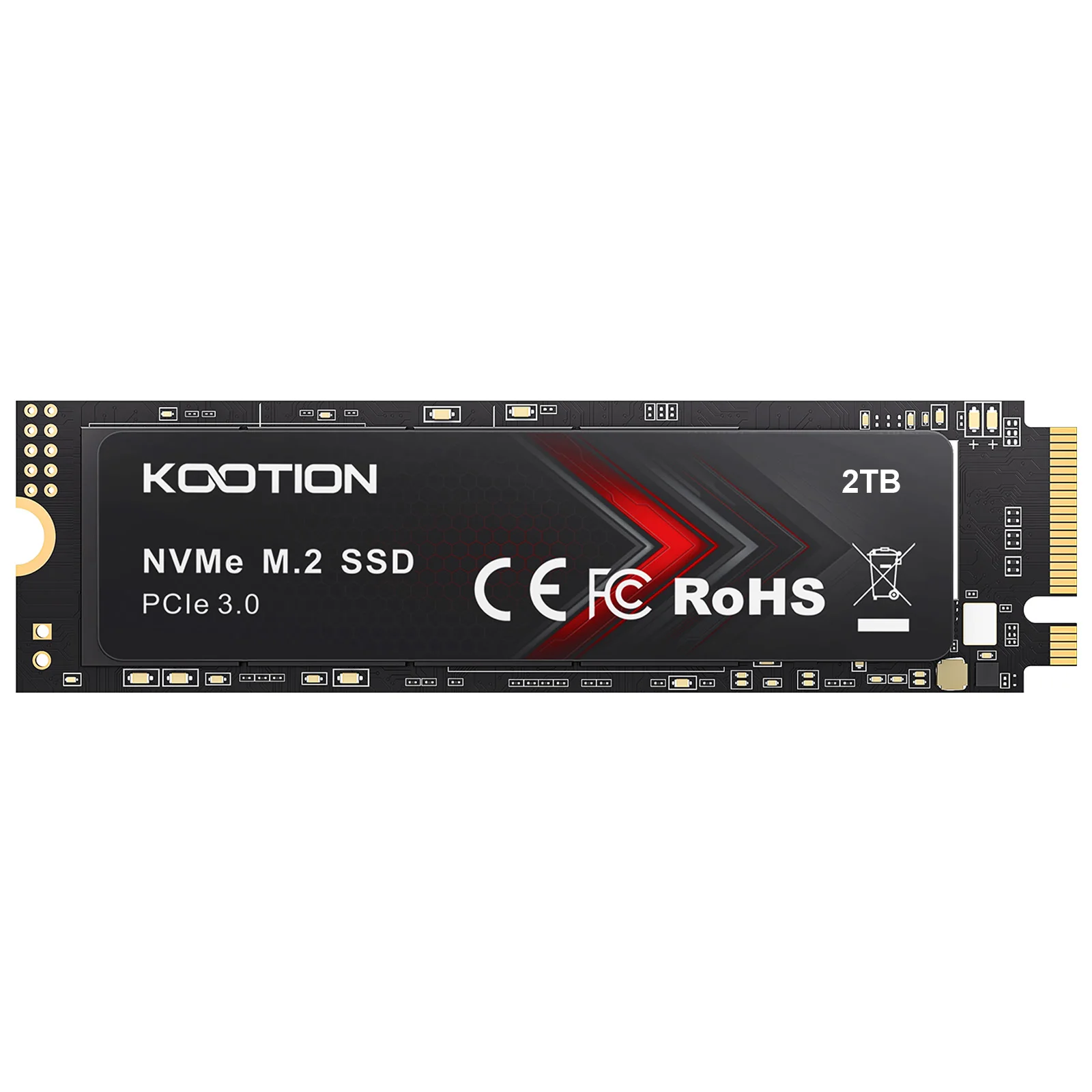 KOOTION SSD M2 512GB 256GB 128GB M.2 NVMe Gen3x4 SSD 2280 Interne Solid-State-Laufwerke PCIe 3.0x4 Festplatte für Desktop Laptop PC – Detail 17