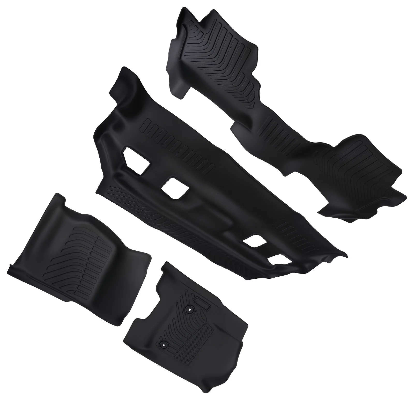 

Черные коврики для пола из TPE-резины для Chevrolet Tahoe/GMC Yukon 2015-2020, комплект