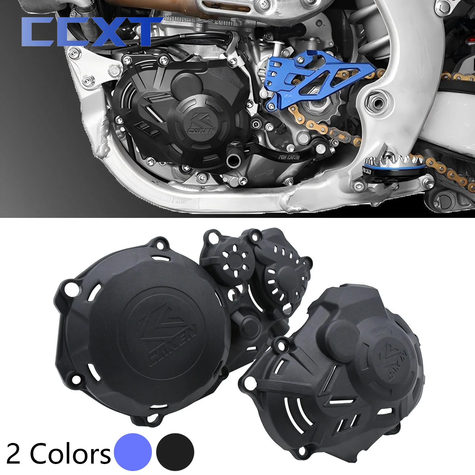 

Motorcycle Clutch Cover Ignition Protector Guard For Yamaha WR450F 2024-2025 YZ450F YZ450FX 2023-2025