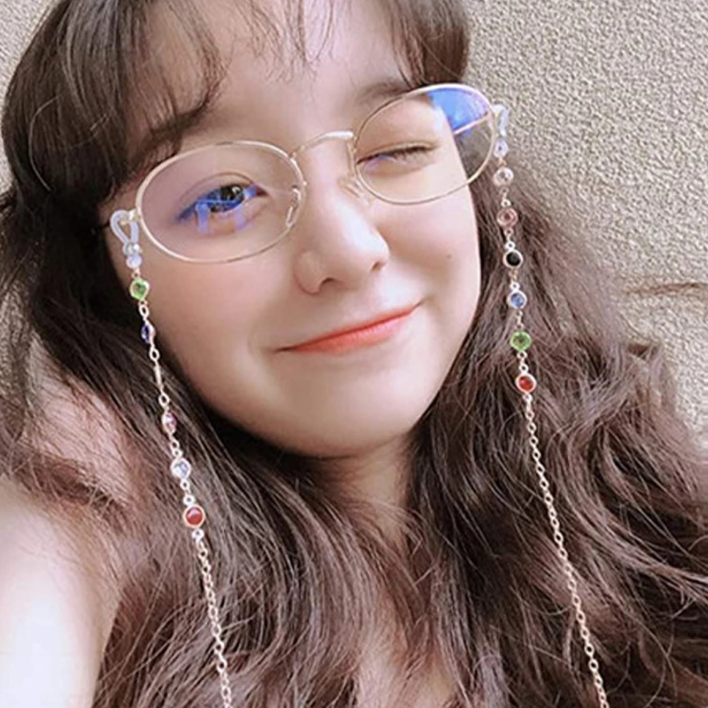 

Simple Atmospheric Copper Material Eyeglasses Chains Anti Lost Ropes Beautiful Street Shooting