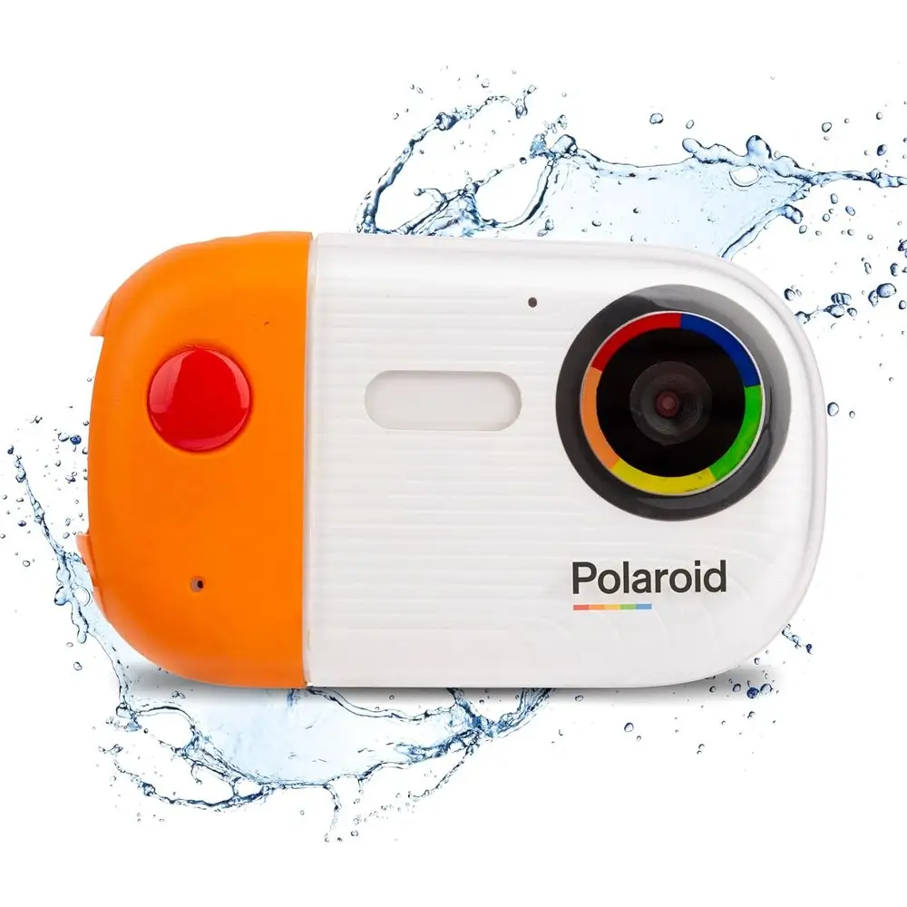

4K UHD Waterproof 18MP Polaroid Camera with LCD, Ideal for Snorkeling & Diving, Rechargeable via USB