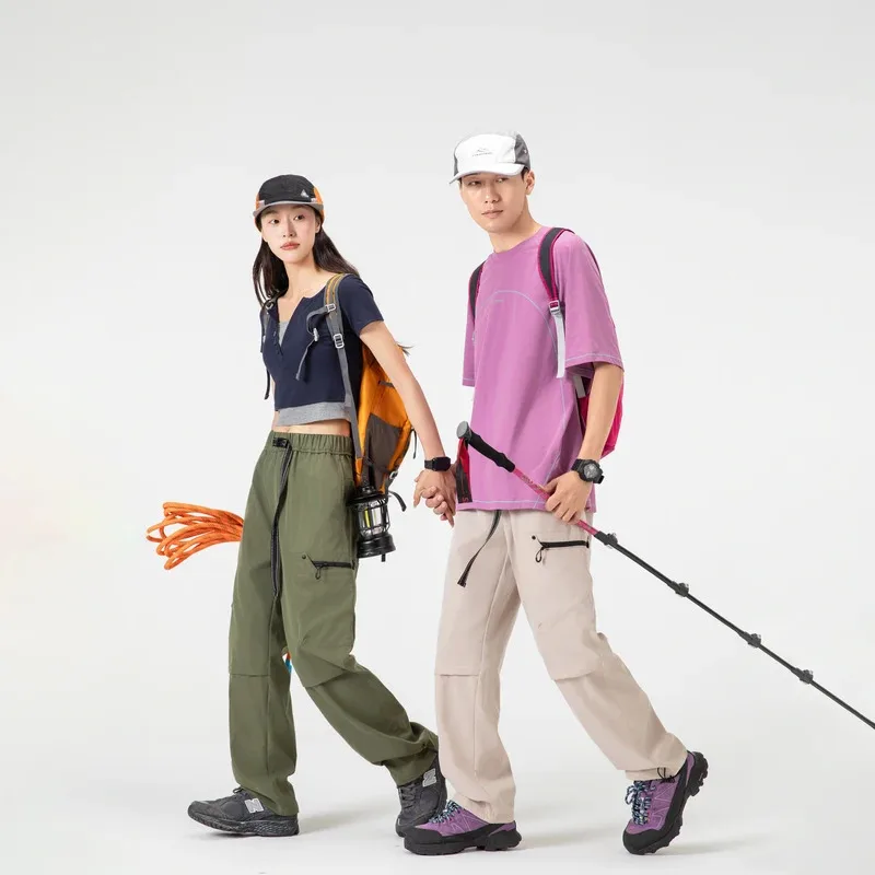 

Men's Casual Cargo Pants Workout Joggers Stretch Sweatpants Hiking Outdoors Drawstring Tactical Pants with Multi Pockets