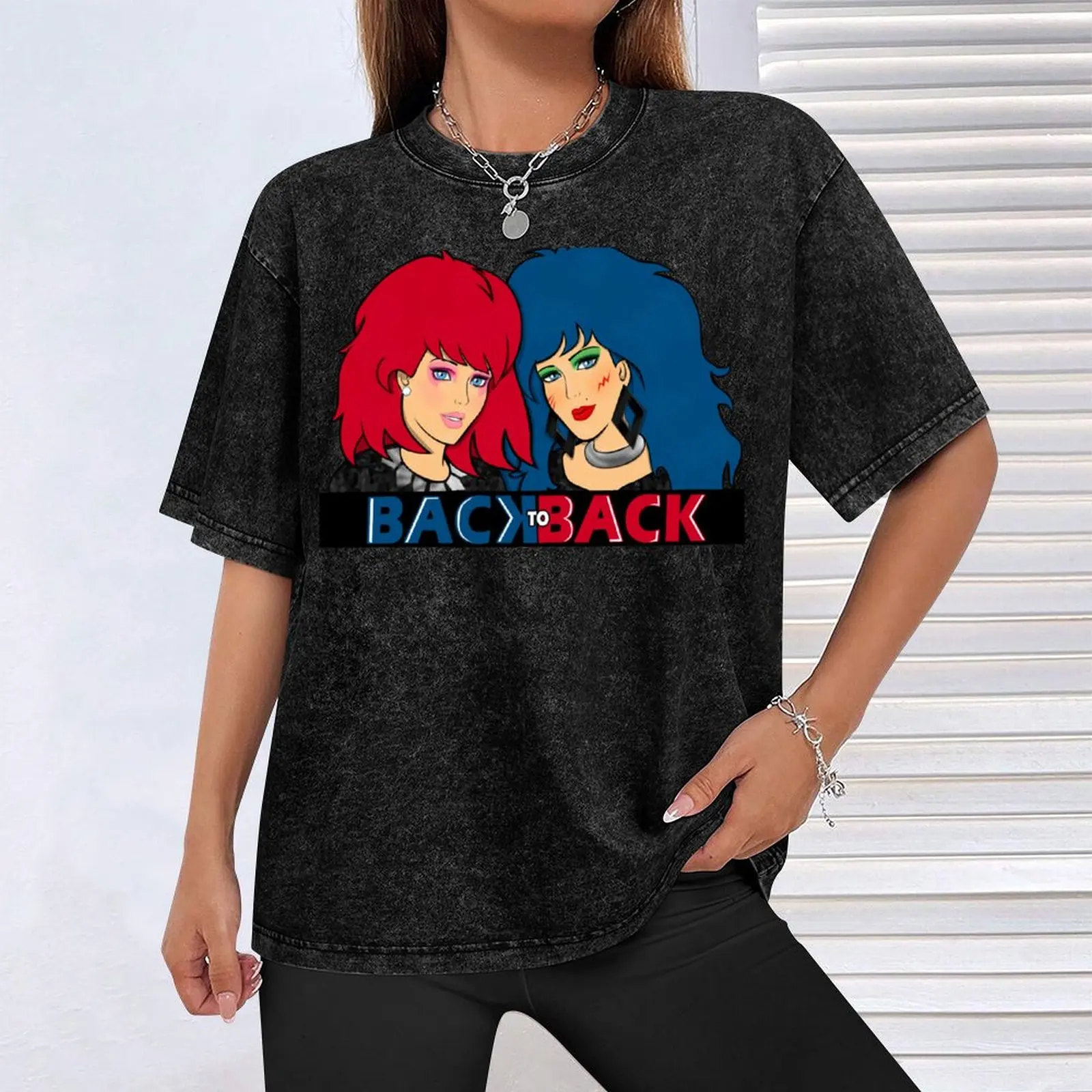 Kimber and Stormer - Back to Back T-Shirt oversized graphic tee vintage t shirts vintage clothes plain white t shirts men image 4
