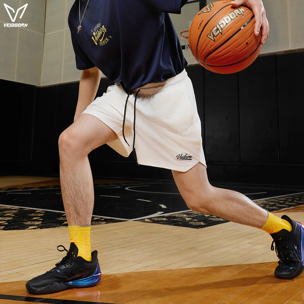 Men's Jacquard Basketball Shorts Breathable Quick Dry 2026 Summer Lightweight Loose Fit Running Training Shorts Casual Jogging