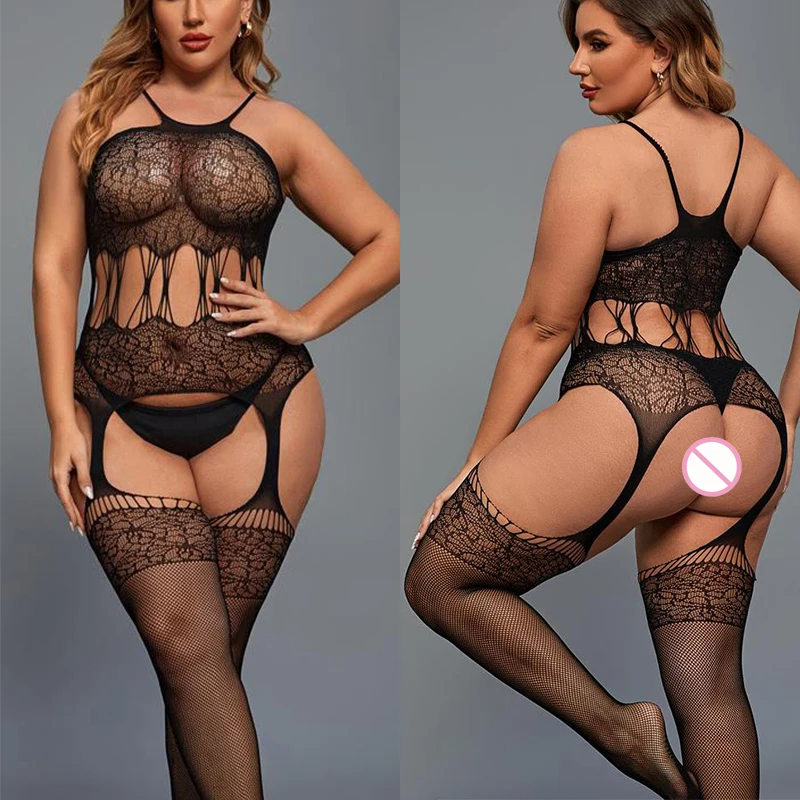 Sexy plus size see through jumpsuit jumpsuit with open file and no take off style pajamas sexy hot Sex suit sexy adult man xxx