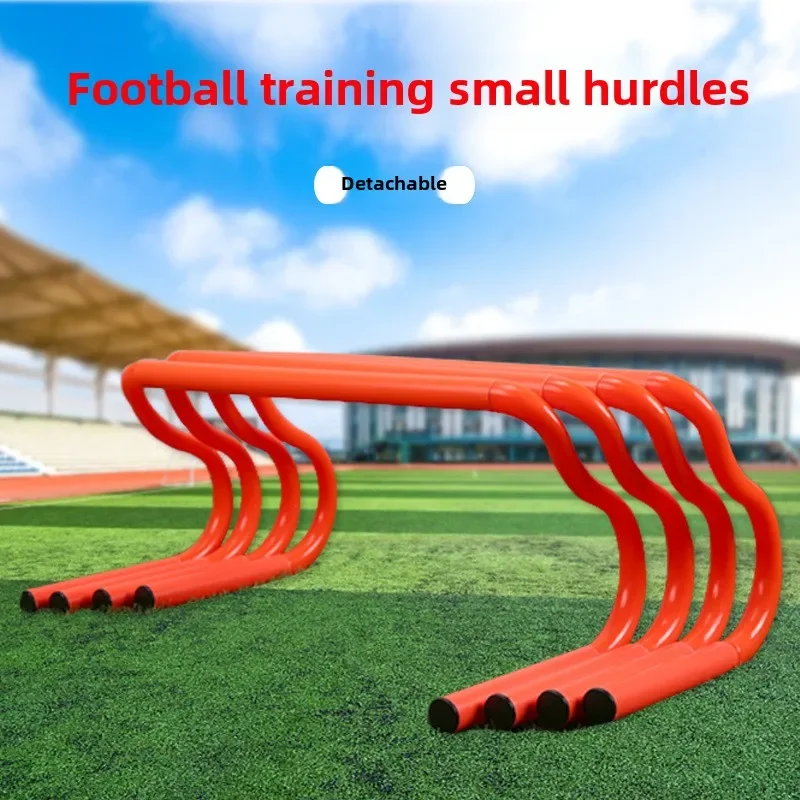 

Fixed Agility Ladder Set with Resistance Disc Pull Rope Detachable Hurdle Rack
