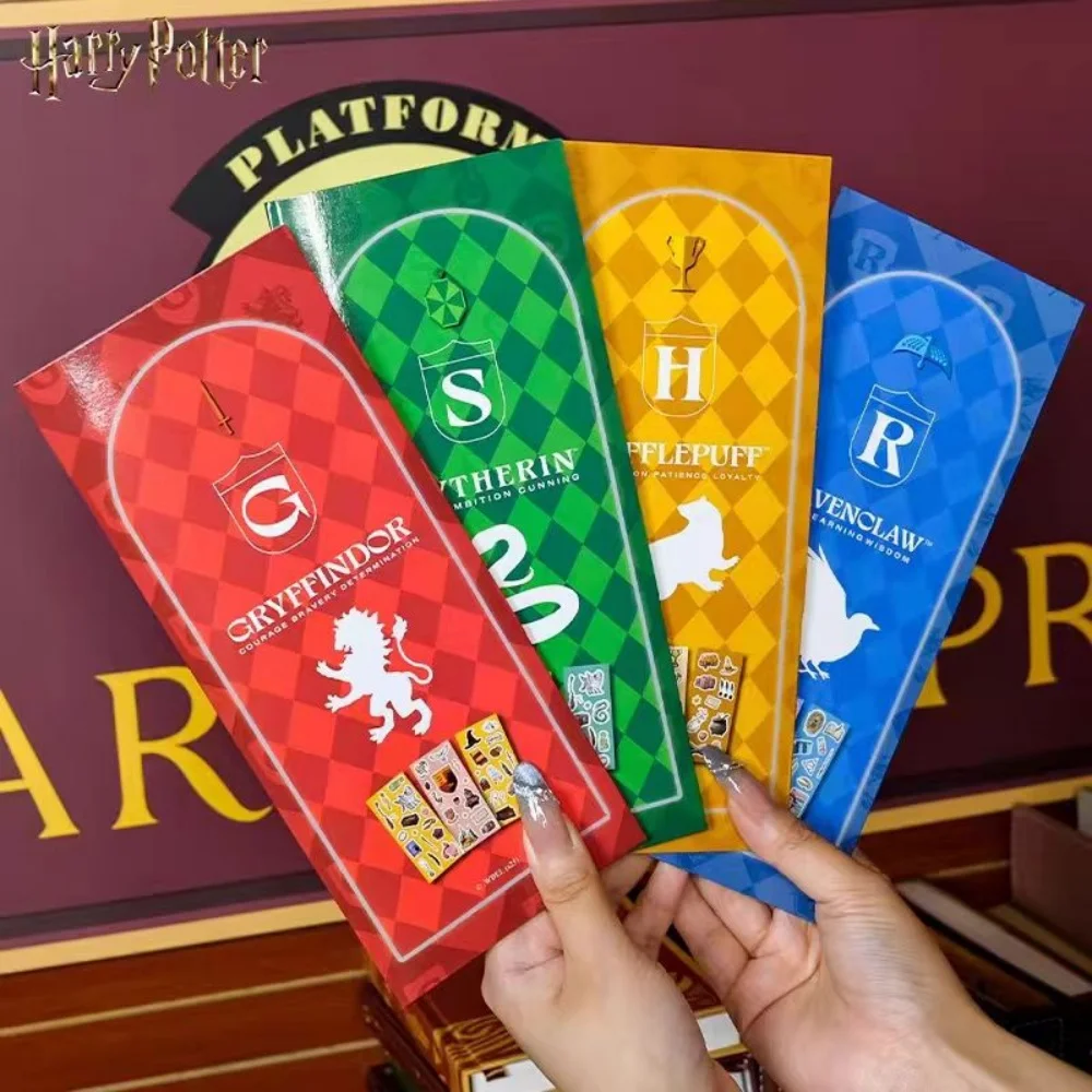 Pegatinas Originales de Harry Potter, Serie Hogwarts, Calcomanías Decorativas para Álbumes de Recortes, Teléfonos, Computadoras Portátiles, Tazas, Regalo para Niñas