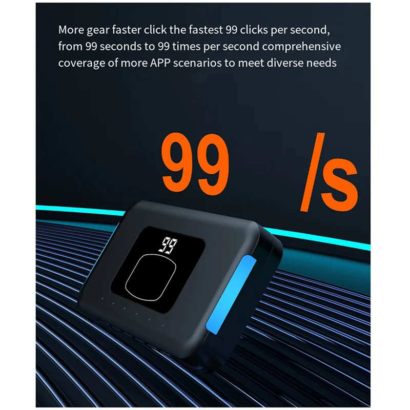 New Upgraded Wireless Clicker Mobile Phone Screen Automatic Clicker Silent Physical Clicker Compact And Portable Easy To Use B-B