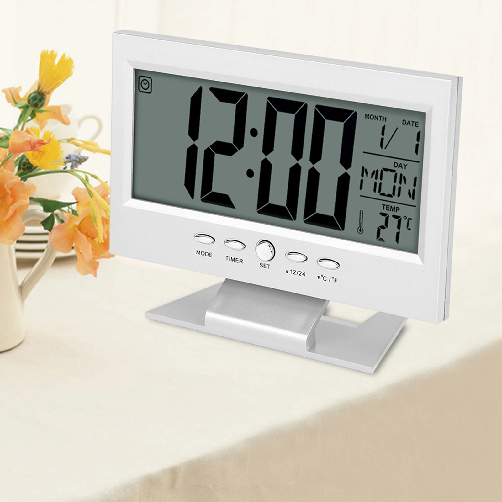 Alarm Clock Temp Di…