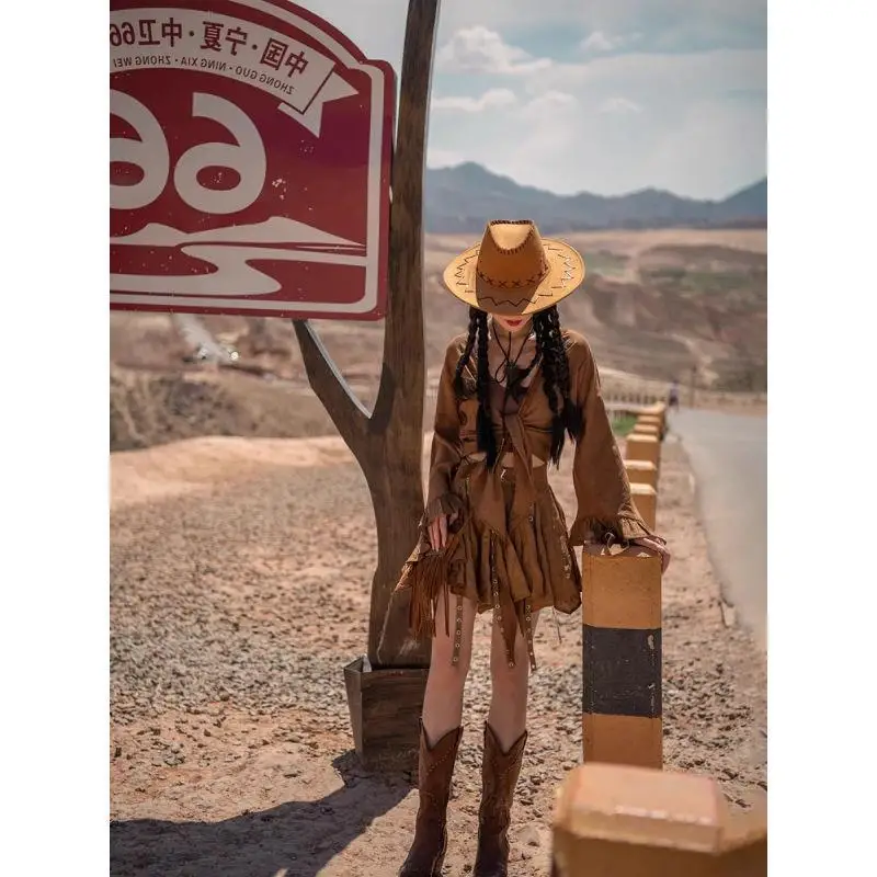 กระโปรงมินิจีบผู้หญิง กระโปรงสไตล์ไมโครแนวราบ กระโปรงเต้นรําระบาย มีให้เลือกหลายสีลายสก๊อตและสีทึบ