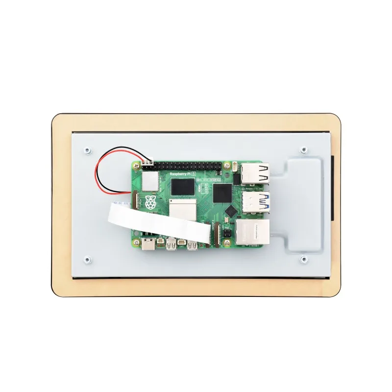 

7-дюймовый DSI ЖК-дисплей Waveshare (H), 1280×720 пикселей, IPS-панель, панель из закаленного стекла с оптическим склеиванием, 10-точечный сенсорный экран, против пальцев