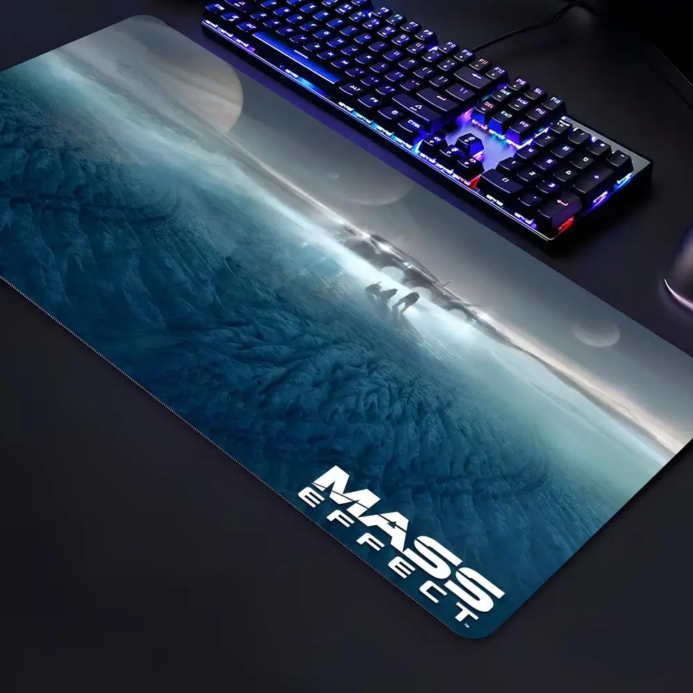 

Коврик для мыши Mass Effect Andromeda, несколько размеров, большие квадратные коврики для компьютера, офиса, игрового стола, резиновые противоскользящие коврики для мыши